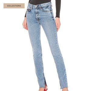 Girlfriend Addison High-Rise Split Boot Jean
